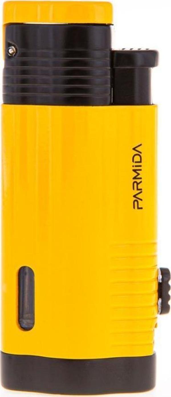 Parmida 3 Torch Pürmüz Sarı Puro Çakmağı - Image 1
