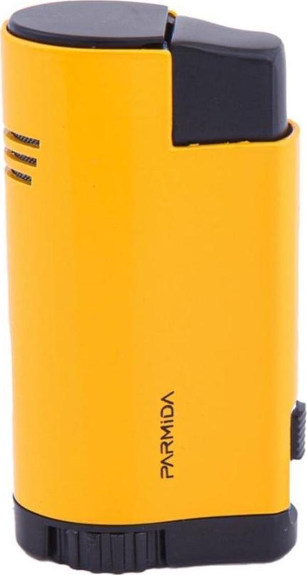 Parmida 3 Torch Pürmüz Sarı Puro Çakmağı - Image 1