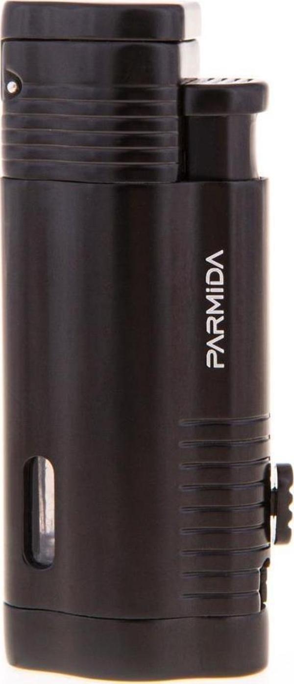 Parmida 3 Torch Pürmüz Siyah Puro Çakmağı - Image 1
