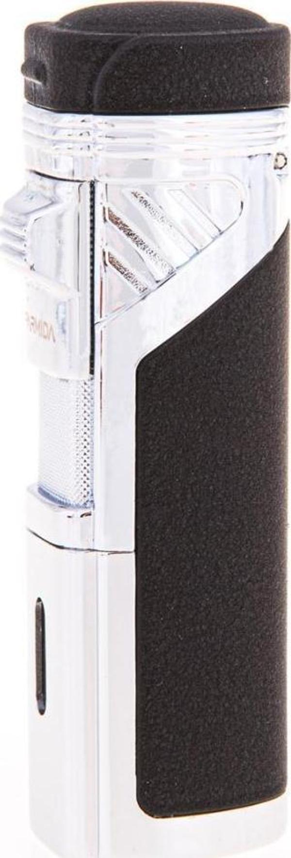 Parmida 4 Torch Pürmüz Siyah Puro Çakmağı - Image 1