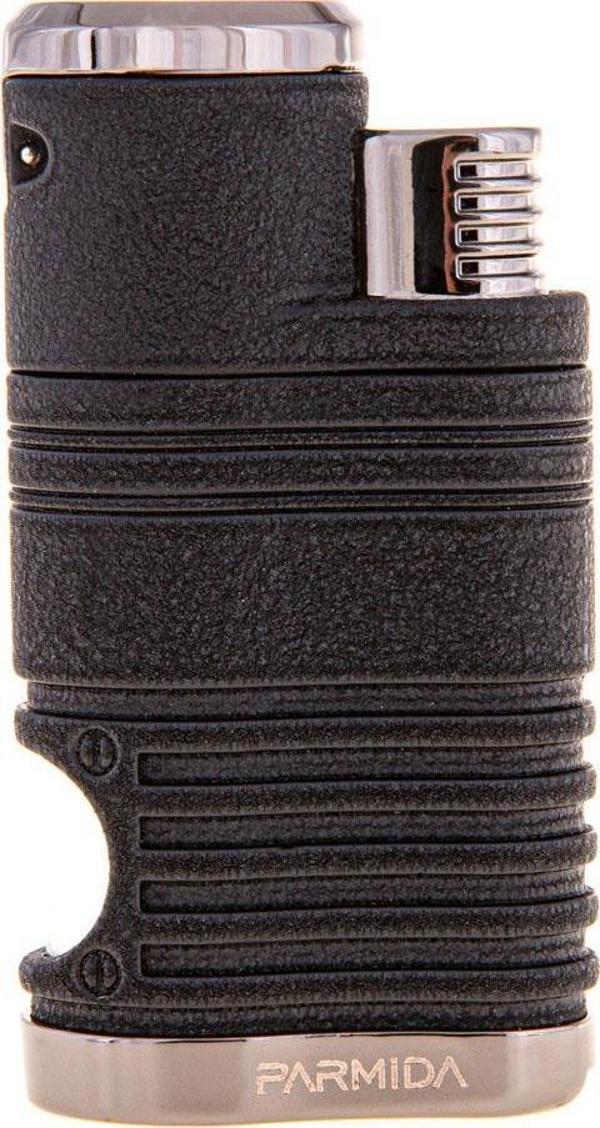 Parmida 4 Torch Pürmüz Siyah Puro Çakmağı - Image 1