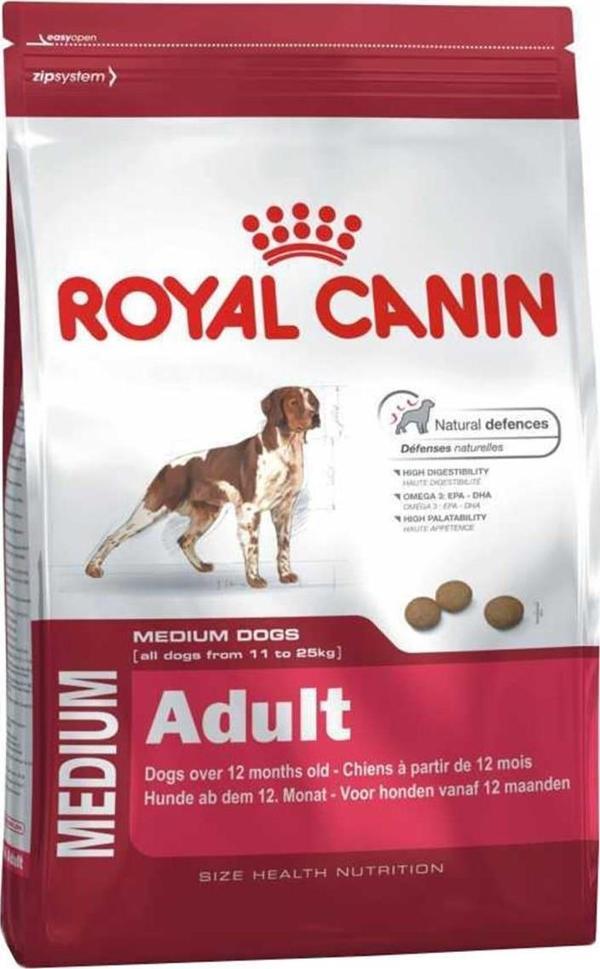 Royal Canin Medium Adult Orta Irk Yetişkin Köpek Maması 15 KG - Image 1