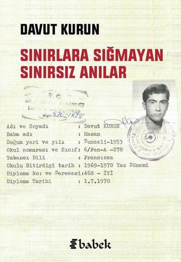 Sınırlara Sığmayan Sınısız Anılar - Babek Yayınları - Image 1