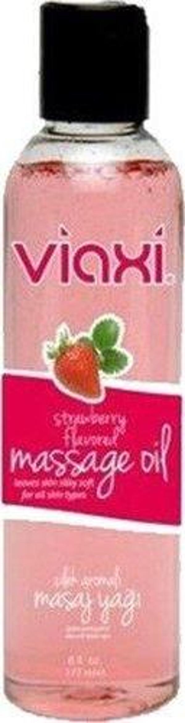 Viaxi MASSAGE OIL STRAWBERRY 177 ML - Image 1