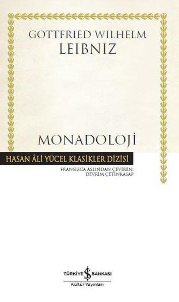 Monadoloji-Hasan Ali Yücel Klasikler - İş Bankası Kültür Yayınları - Image 1