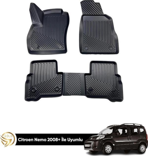 Citroen Nemo 3D Havuzlu Oto Paspas Kauçuk Sky - Image 1