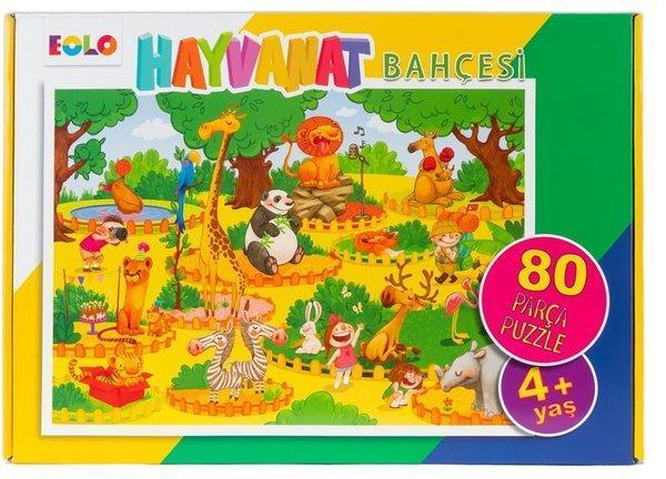 80 Parça Puzzle-Hayvanat Bahçesi - Eolo - Image 1