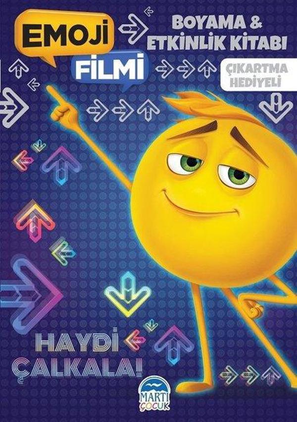 Emoji Filmi Boyama ve Etkinlik Kitabı-Çıkartma Hediyeli - Martı Yayınları Yayınevi - Image 1