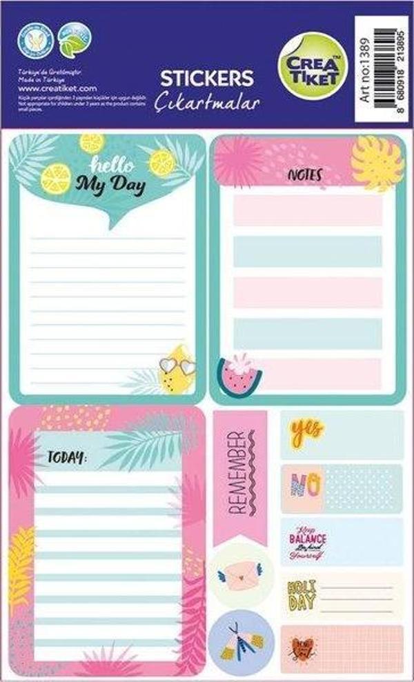Crea Planlayıcı Etiket Summer - Image 1