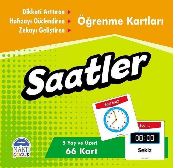 Martı Yayınları Yayınevi Öğrenme Kartları-Saatler - Martı Yayınları Yayınevi - Image 1