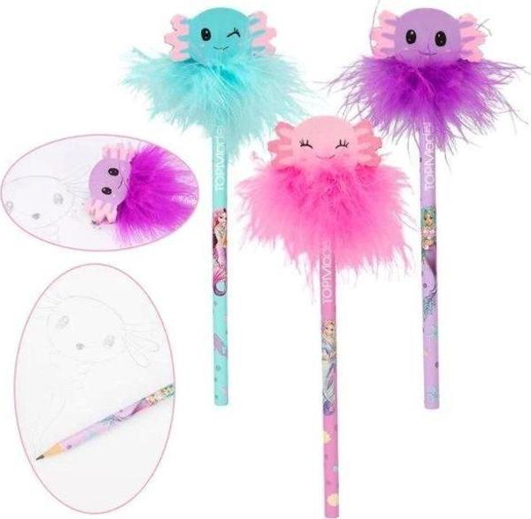 Top Model Pencil With Eraser Topper Mermaıd - Image 1