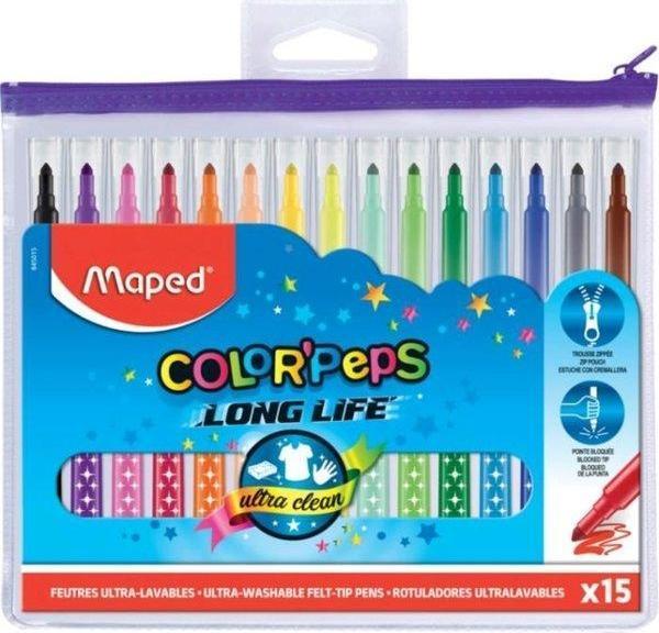 Maped Color'Peps Long Life Keçeli 15'Li - Image 1