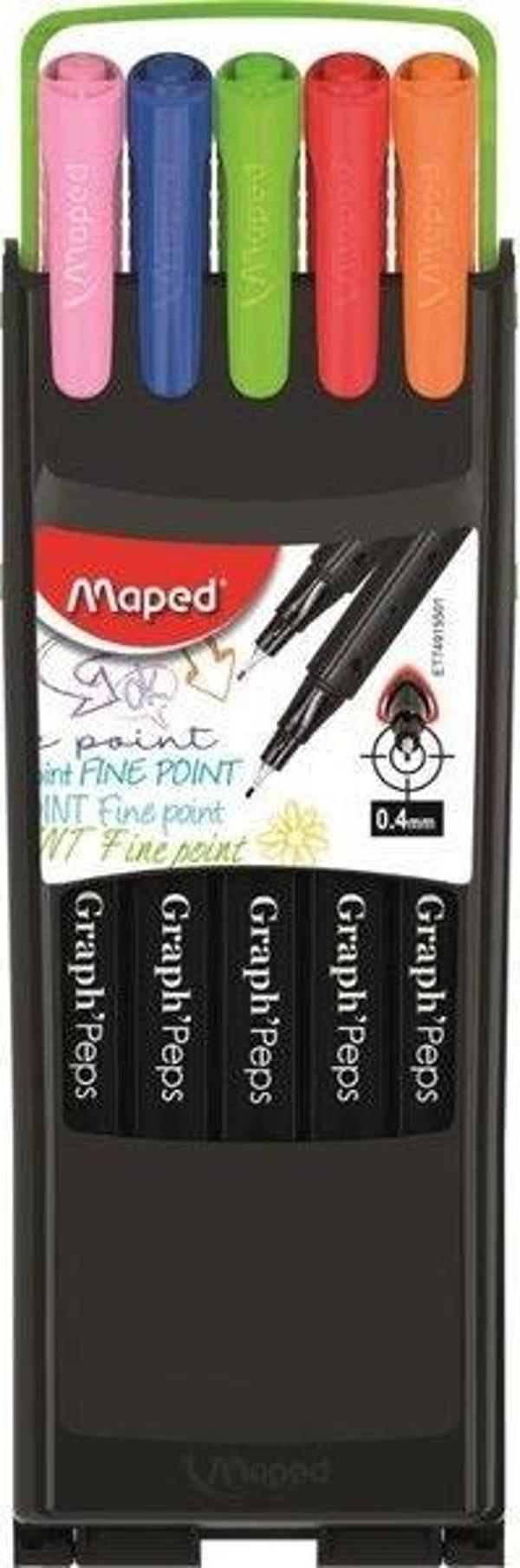 Maped Fineliner X 10 Plastik Kutulu Paket - Image 1