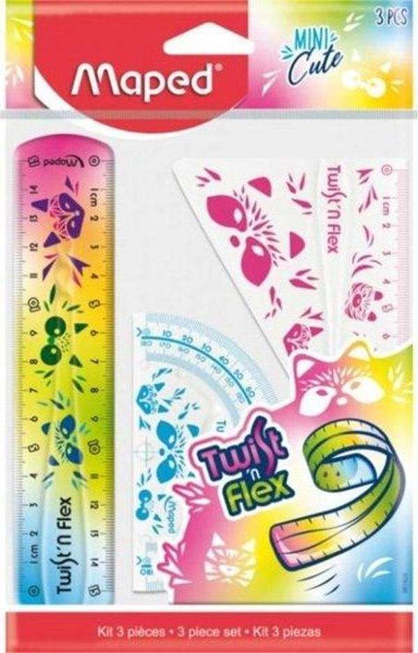 Maped Mını Cute Esnek 3'Lu Cızım Setı 15Cm - Image 1