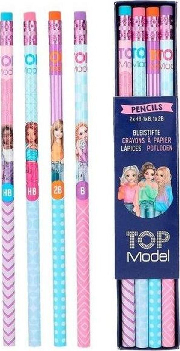 Top Model 4 Lü Kurşun Kalem Seti - Image 1