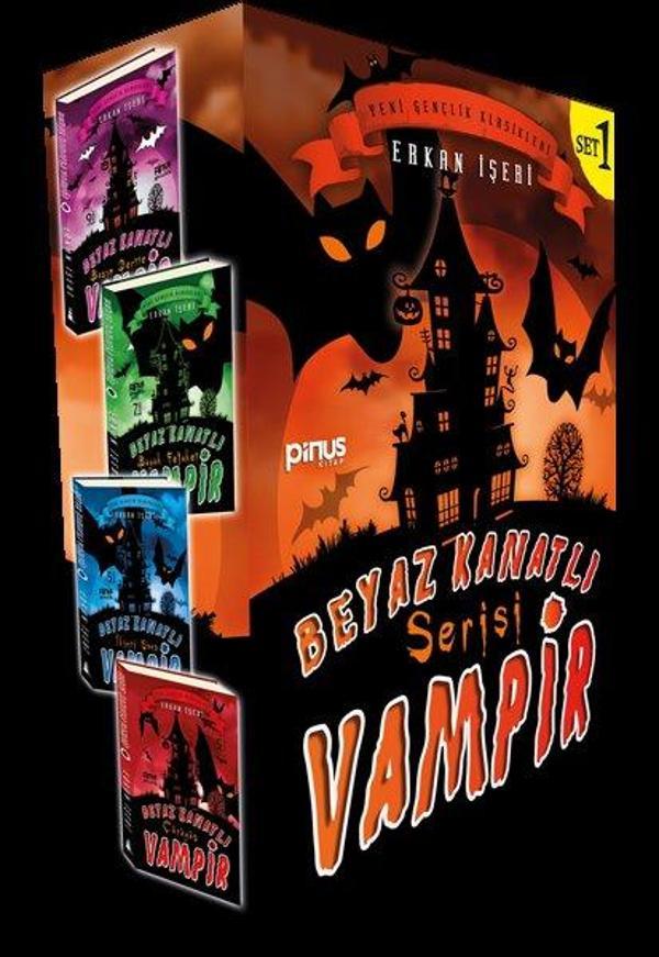 Beyaz Kanatlı Vampir Set 1-4 Kitap Takım - Pinus Kitap - Image 1