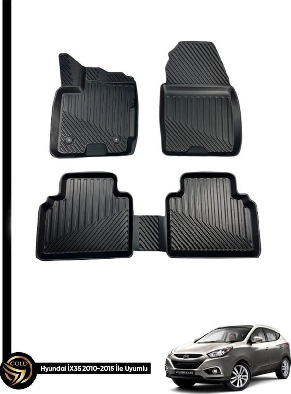 Hyundai ix35 2010-2015 3D Havuzlu Oto Paspas Kauçuk Sky - Image 1