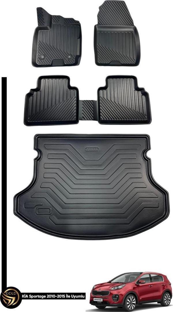Kia Sportage 2010-2015 3D Havuzlu Paspas + Bagaj Havuzu İkili Set - Image 1