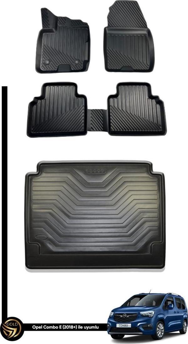 Opel Combo E 2019-2024 3D Havuzlu Paspas + Bagaj Havuzu İkili SET - Image 1