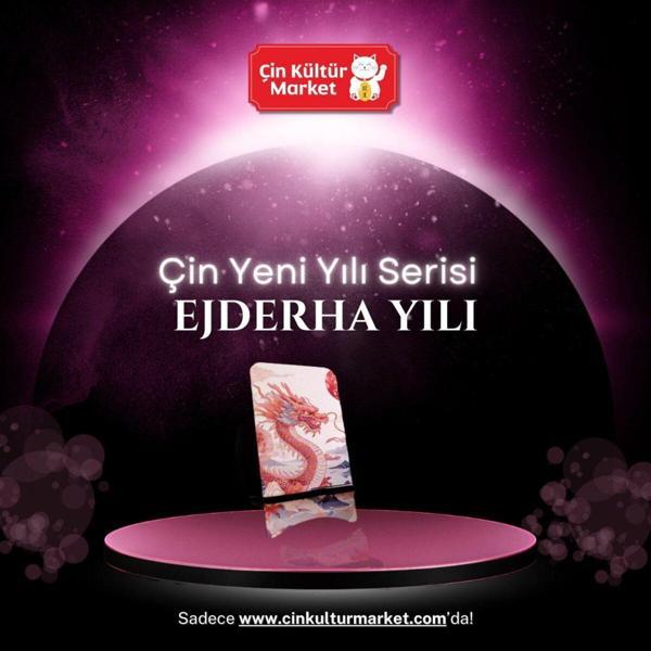 Çin Kültür Merkezi Çin Yeni Ejderha Yılı Telefon Standı - Image 1