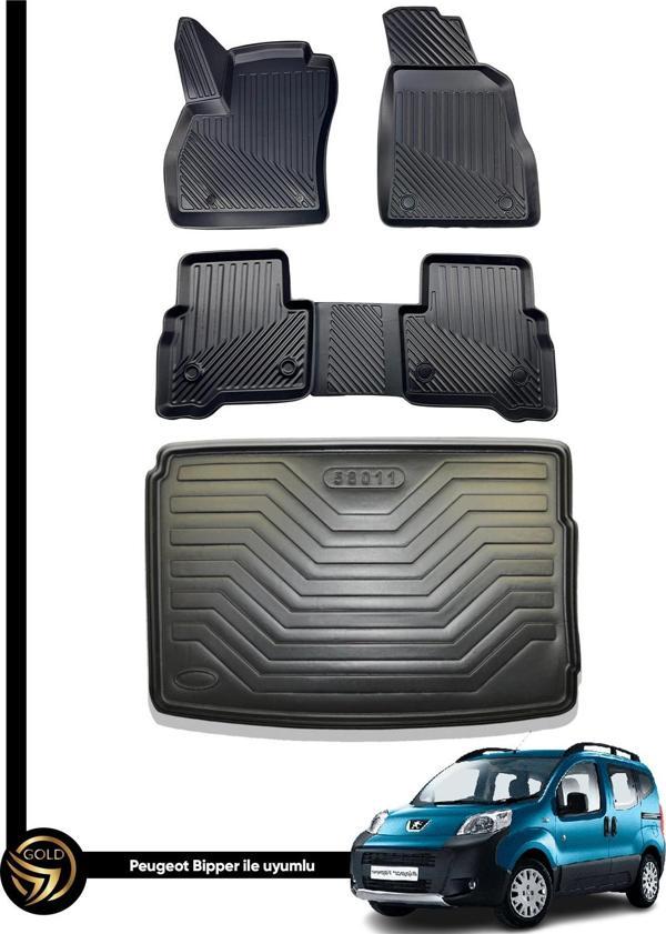 Peugeot Bipper 3D Havuzlu Paspas + Bagaj Havuzu İkili Set - Image 1