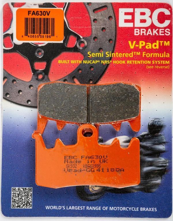 Ebc Fa630V 2023-2024 CFmoto 450SR Uyumlu Ön Fren Balatası Yarı Sinterli Balata - Image 1