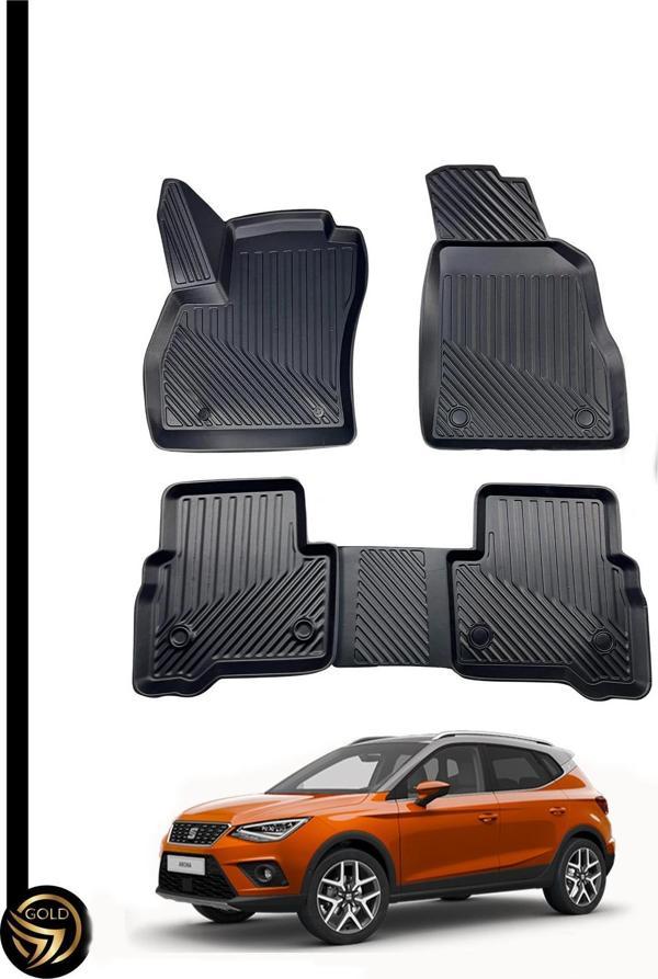 Seat Arona 2017+ 3D Havuzlu Oto Paspas Kauçuk Sky - Image 1