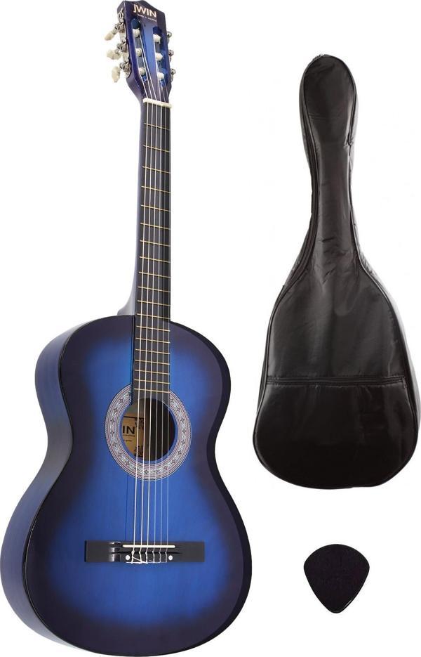 Jwin CG-3802 Klasik Gitar 100cm (Kılıf + Pena) - Mavi - Image 1