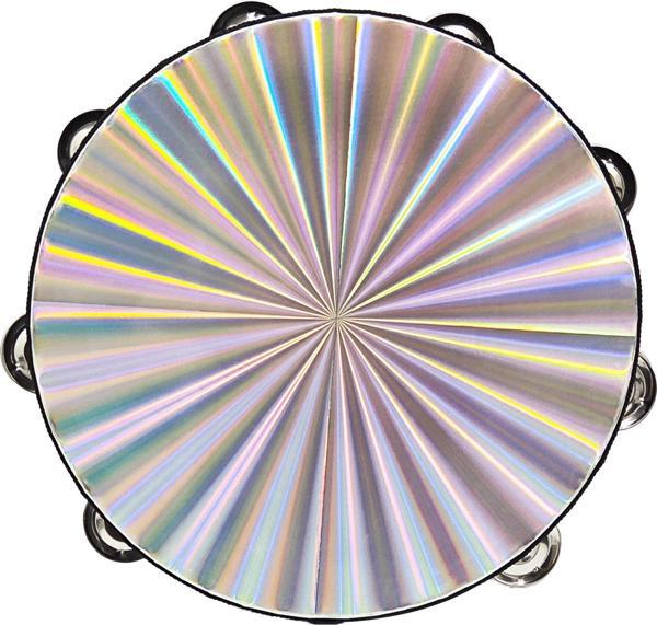 Jwin JDF-2505 Ahşap-Yansıtıcılı Parlak Plastik Tef Metal Zilli (25cm) Orff - Ritim Aleti - Image 1