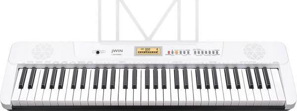 Jwin JTK-3500 61 Tuş Hassasiyetli 5 Oktav Org - Beyaz - Image 1
