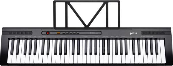 Jwin MK-6146 61 Tuşlu Elektronik Org (Etiket. Mikrofon ve Adaptör Hediye) - Siyah - Image 1