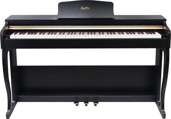 Jwin Sapphire SDP-214 Çekiç Aksiyonlu 88 Tuşlu Dijital Piyano - Siyah - Image 1