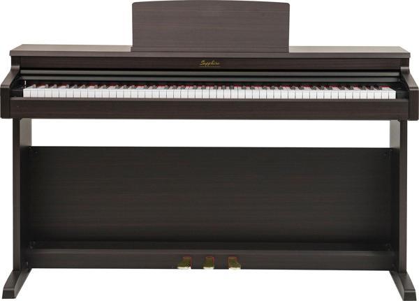 Jwin Sapphire SDP-400 Çekiç Aksiyonlu 88 Tuşlu Dijital Piyano - Gül Ağacı - Image 1