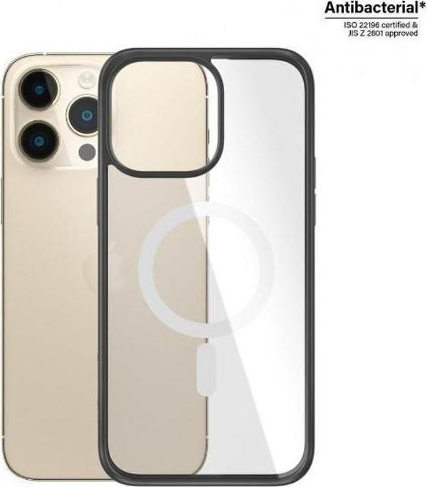 PanzerGlass Magsafe Clearcase Siyah Çerçeveli Kapak 2.4m Iphone 14 Pro Max - Image 1