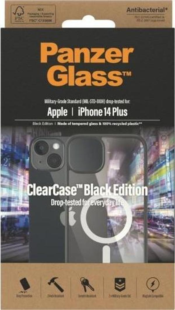 ™Apple Iphone 14 Plus Uyumlu Kılıf CLEARCASE MAGSAFE  | SİYAH - Image 1