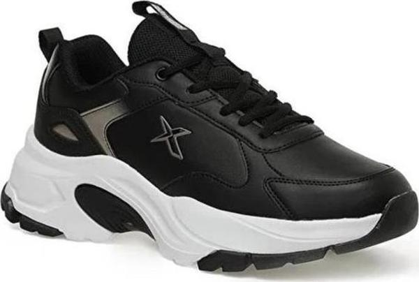 KINETIX VALERIA PU 3PR SİYAH COMFORT CASUAL SPOR AYAKKABISI - Image 1