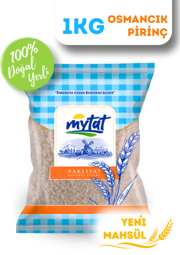 Mytat Doğal Yerli Üretim Osmancık Pirinç 1 kg - Image 1