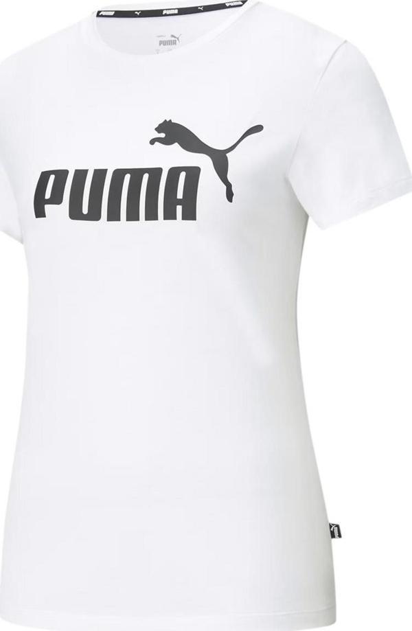 Puma 586774 Ess Logo Tee Beyaz - Image 1