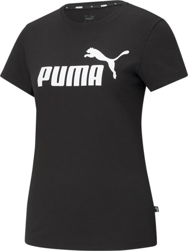 Puma 586774 Ess Logo Tee Siyah - Image 1
