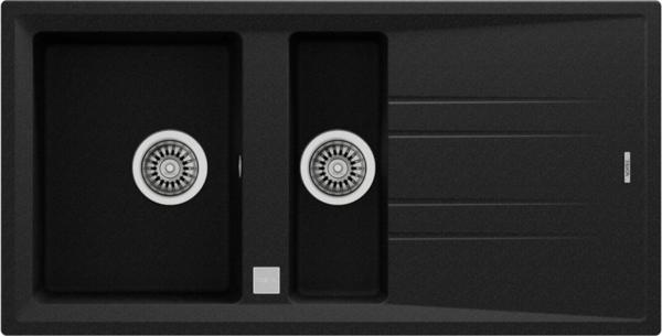 Teka Stone 60 B-TG Auto Metalik Siyah Granit Evye - Image 1
