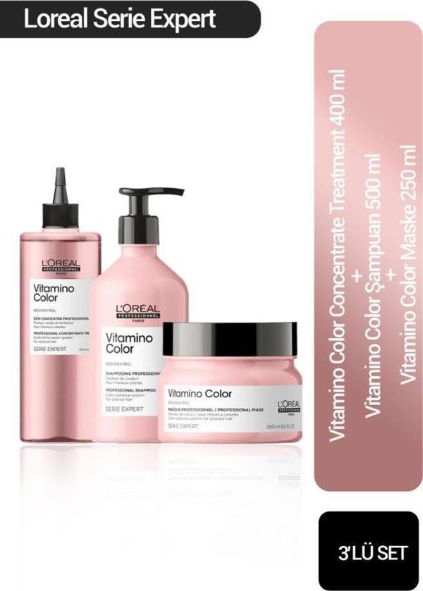 L'Oréal Professionnel Serie Expert Vitamino Color Saç Bakım Seti - Image 1