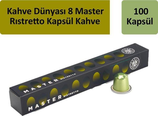 Kahve Dünyası 8 Master Rıstretto Kapsül Kahve x 10 Adet - Image 1