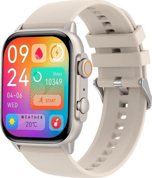 Zcwatch V1223 Amoled 4.9 Cm Hd,Bt Call ,Al Asistan Spor&Sağlık Yaşam Koçu,Gps Akıllı Saatt - Image 1