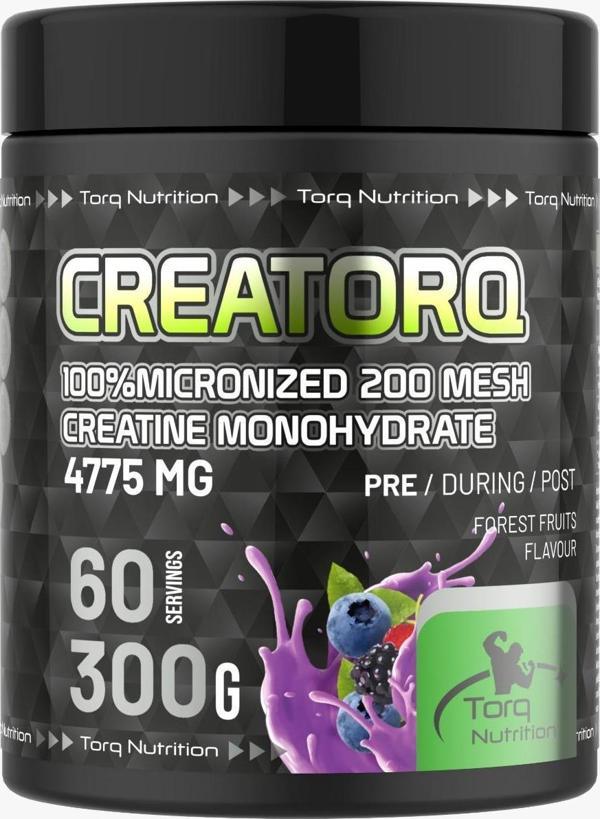 Torq Nutrition Creatorq %100 Micronized Creatine Monohydrate 300 gr Orman Meyveli - Image 1