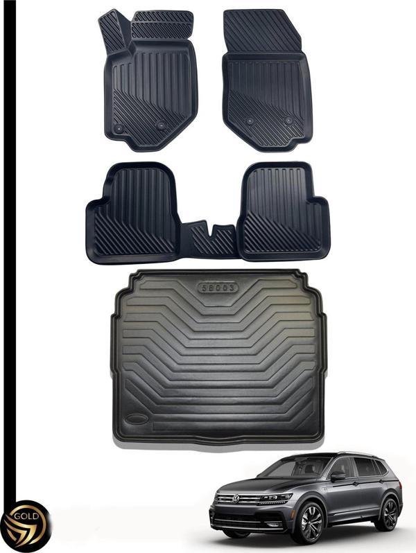 Volkswagen Tiguan 2016+ 3D Havuzlu Paspas + İkili Set - Image 1