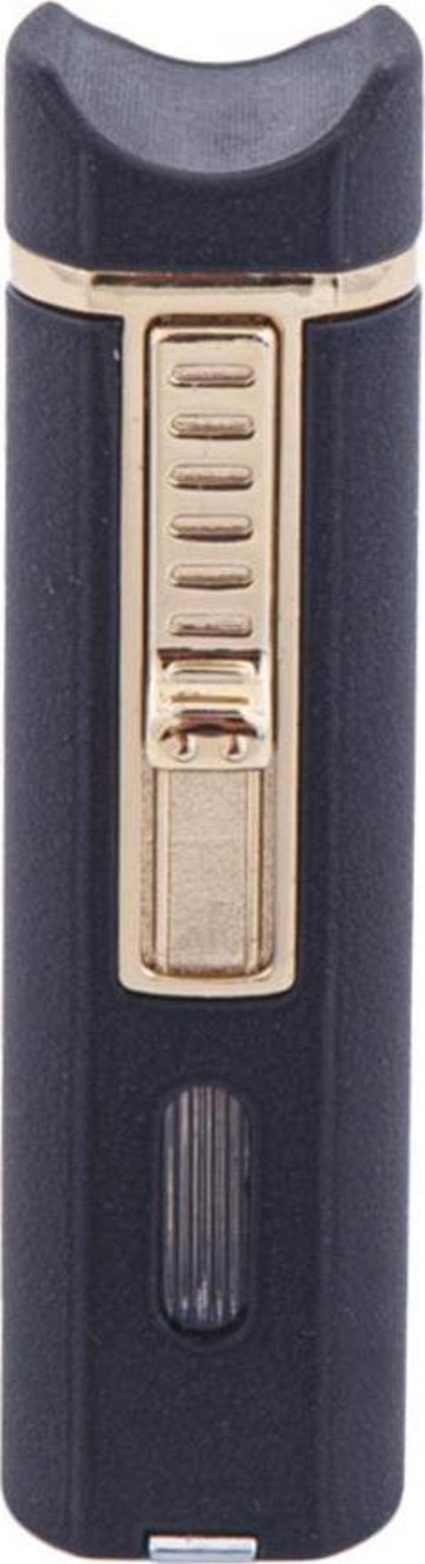 Parmida 2 Torch Pürmüz Mat Siyah Puro Çakmağı - Image 1