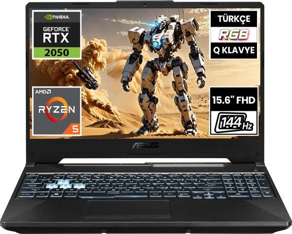 Asus TUF Gaming A15 FA506NF-HN050 Ryzen5 7535HS 8GB 512SSD RTX2050 15.6" FullHD FreeDOS Taşınabilir Bilgisayar - Image 1