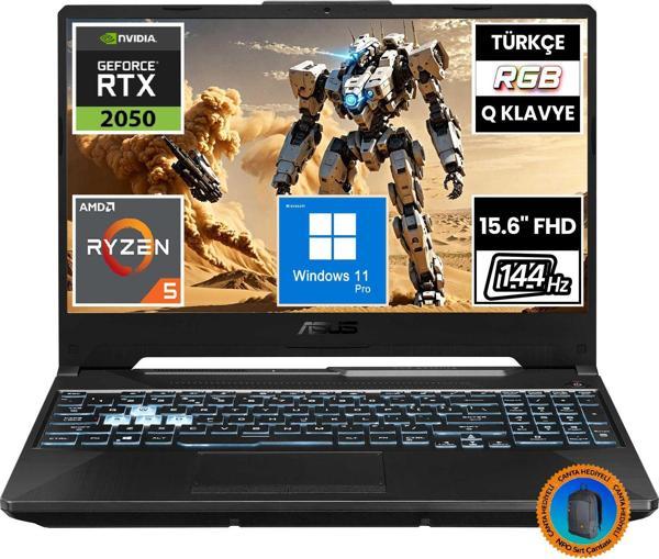 Asus TUF Gaming A15 FA506NF-HN050A21 Ryzen5 7535HS 16GB 512SSD RTX2050 15.6" FullHD W11P Taşınabilir Bilgisayar-CNT022 - Image 1