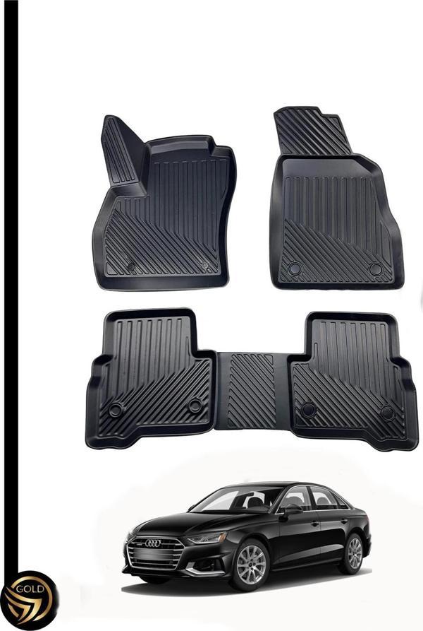 Audi A4 2016+ 3D Havuzlu Oto Paspas Kauçuk Sky - Image 1