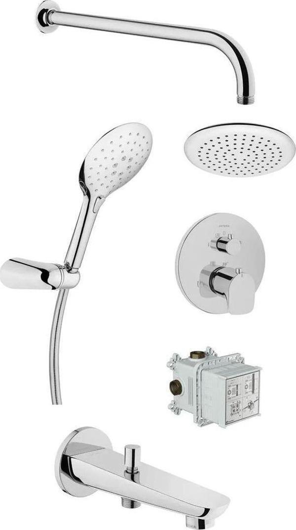 A49259-Artema Shine Ankanstre Termostatik Banyo Set - Image 1